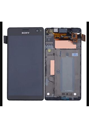 Sony Xperia C4 Lcd Ekran Dokunmatik Çıtalı Orijinal Servis Çıkması E5303 E5306 E5353