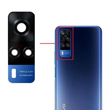 vivo Y51 (2020) Kamera Lensi Cam V2030