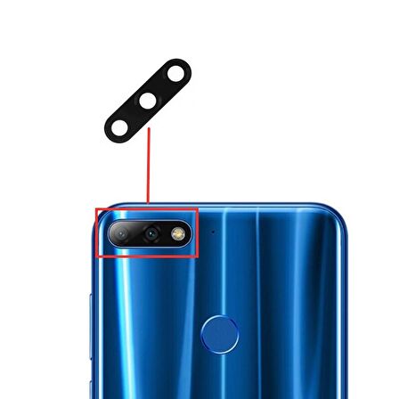 Huawei Y7 (2018) Uyumlu Kamera Lensi Camı LDN-L01 LDN-LX3