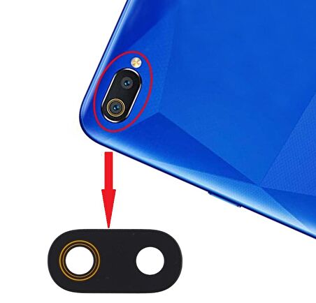 Realme C2 Uyumlu Kamera Lensi Camı RMX1941 RMX1945