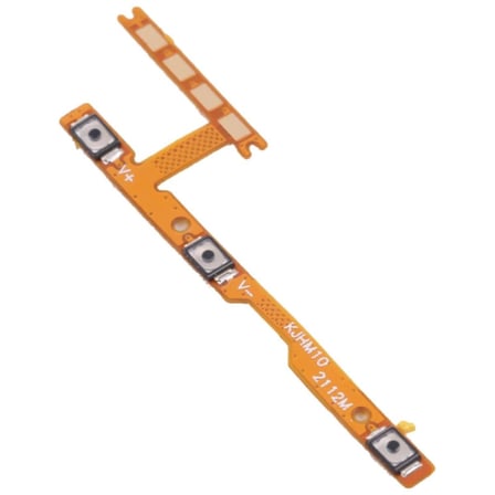 Xiaomi Redmi 10 Uyumlu On Off Yan Ses Power Film Flex 21061119AG 21061119DG 21061119AL