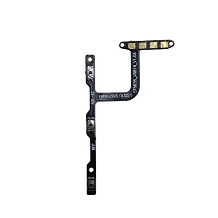 Infinix Hot 12 Play Uyumlu On Off Yan Ses Power Film Flex  X6816C X6816