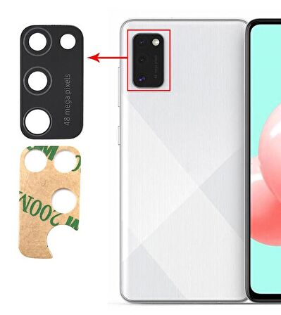 Samsung Galaxy A41 Uyumlu Kamera Lensi Cam SM-A415F