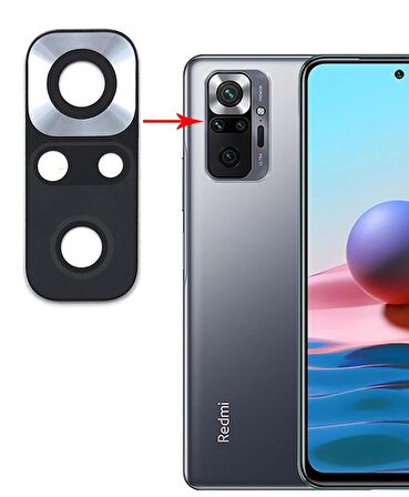 Xiaomi Redmi Note 10 Pro Max Uyumlu Kamera Lensi Camı M2101K6I