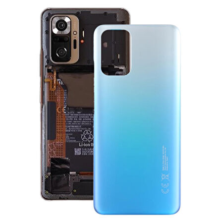 Xiaomi Redmi Note 10S Uyumlu Arka Pil Batarya Kapağı M2101K7BG M2101K7BI