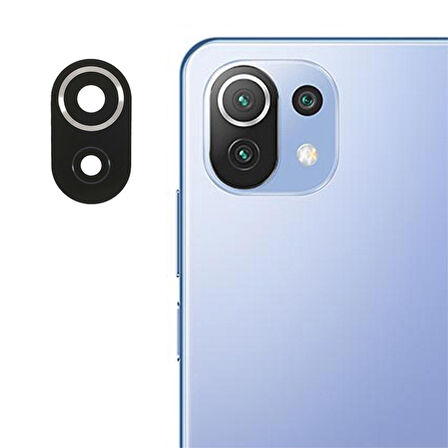 Xiaomi Mi 11 Lite Uyumlu Kamera Lensi Camı M2101K9AG M2101K9AI