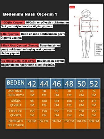 Kadın Siyah Taş İşlemeli Astarlı Büyük Beden Bikini Takımı HZL25S-LC2099