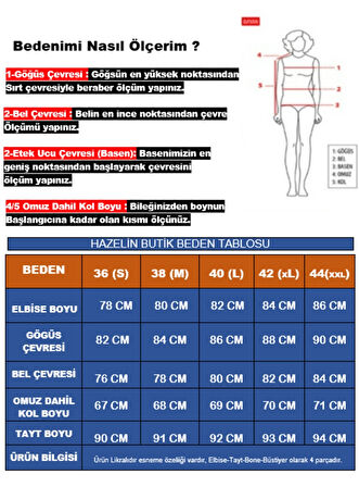 Kadın Lacivert Beyaz Desenli Uzun Kollu Tam Kapalı Tesettür Mayo HZL25S-AR259/02