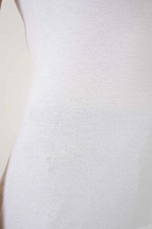 Kadın Beyaz Basic Sıfır Kol Body HZL25S-BD143471