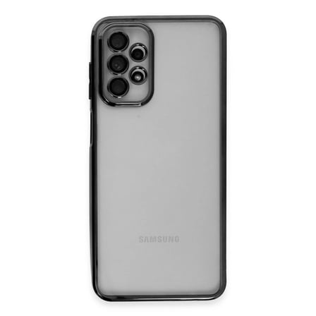Samsung Galaxy A23 4G Kılıf Razer Lensli Silikon - Siyah
