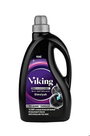 Viking TECHNOPOWER Sıvı Çamaşır Deterjanı Simsiyah 2.7 lt 1 Adet