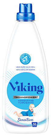 Viking Technopower Konsantre Çamaşır Yumuşatıcı Sensitive 1440 Ml - 6 Adet