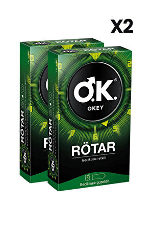Okey Rötar Prezervatif 10'lu x2 Adet
