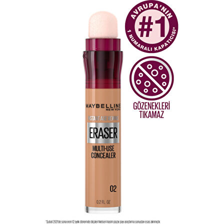 Maybelline New York Instant Anti Age Eraser Kapatıcı - 02 Nude