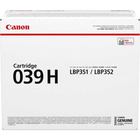 Canon CRG-039H LBP351/LBP352 Siyah CRG-039H Laser Yazıcı Toneri
