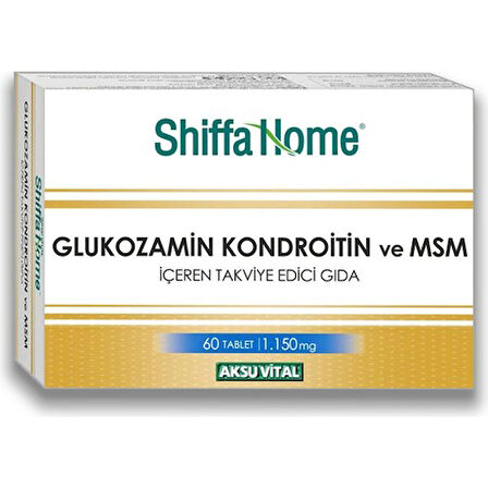 Glukozamin Chondroitin & Msm 60 Tablet (2 Adet)