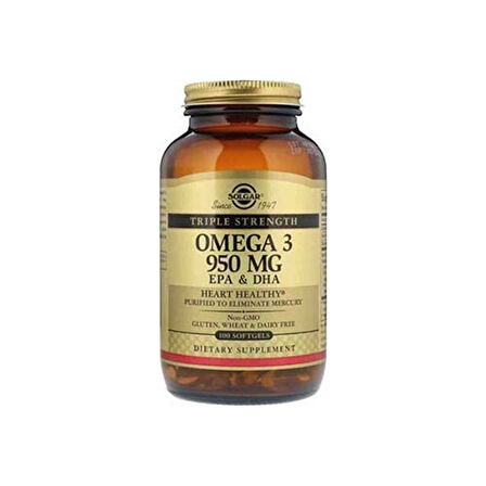 Triple Strength Omega-3 950 Mg 100 Softgels
