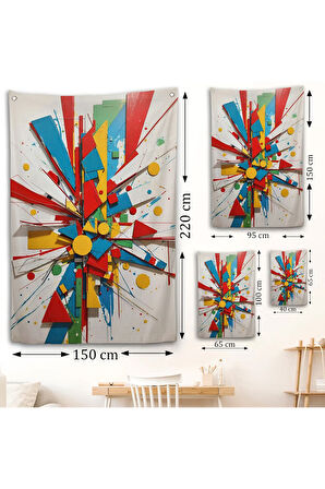 Düzensiz Şekiller Duvar Örtüsü-7695