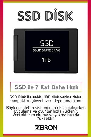 Zeiron Sp05 Intel i5 3470 16 GB DDR3 RAM 1 TB SSD 1 TB HDD NVIDIA GeForce GT 730 FreeDos Masaüstü Bilgisayar 