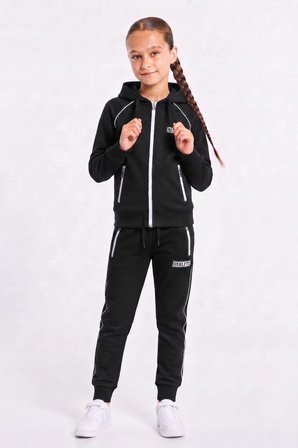 Kız Çocuk Scuba Atheletic Reglan Kol Kapüşonlu Dalgıç Kumaş Eşofman Takımı ESF7027