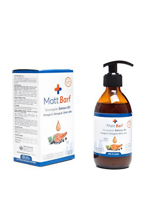 Matt Barf Kedi ve Köpekler Için Somon Yağı 250 Ml