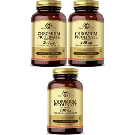 Chromium Picolinate 90 Kapsül 3 Adet