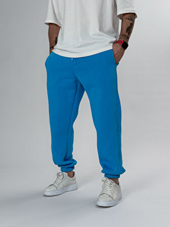 Şardonlu Mavi Erkek Jogger Eşofman COC2553