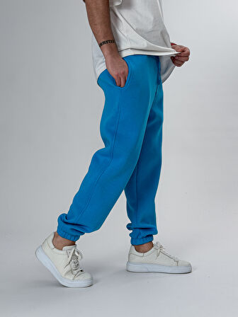 Şardonlu Mavi Erkek Jogger Eşofman COC2553