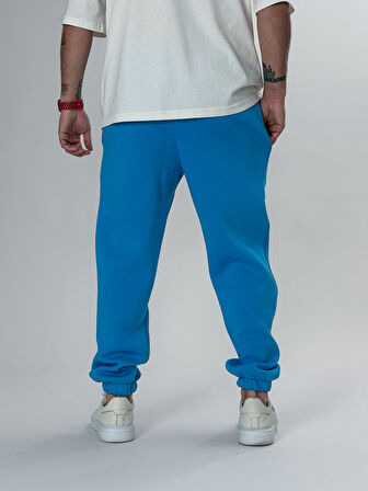 Şardonlu Mavi Erkek Jogger Eşofman COC2553