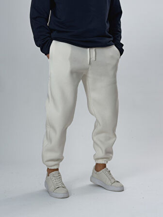 Şardonlu Ekru Erkek Jogger Eşofman COC2551