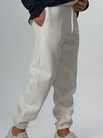 Şardonlu Ekru Erkek Jogger Eşofman COC2551