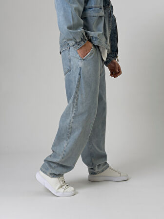 Tasarım Erkek Baggy Kot Pantolon COC2544