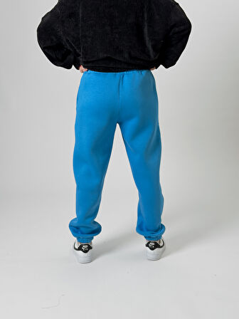 Şardonlu Mavi Kadın Jogger Eşofman COC2540