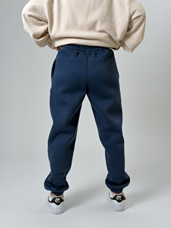 Şardonlu Lacivert Kadın Jogger Eşofman COC2539