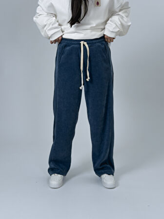 Oversize Lacivert Kadın Baggy Eşofman COC2534