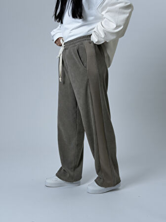 Oversize Gri Kadın Baggy Eşofman COC2532