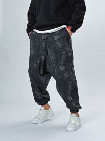 Desenli Erkek Spor Şalvar COC2529