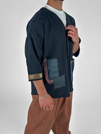 Tasarım Siyah Erkek Gömlek COC1073