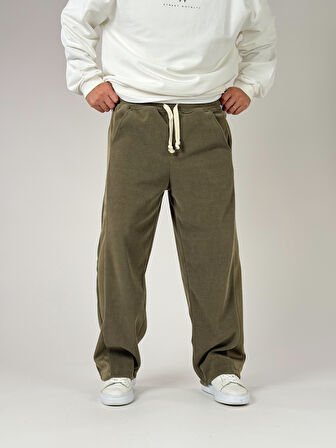 Oversize Haki Erkek Baggy Pantolon COC2521