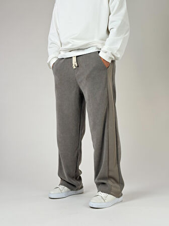 Oversize Gri Erkek Baggy Pantolon COC2520