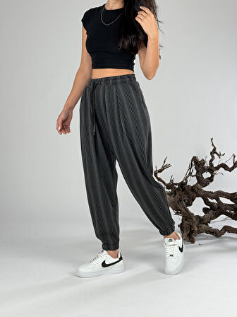 Çizgili Kadın Jogger Pantolon COC1064