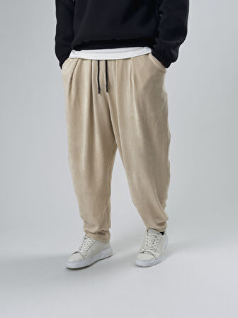 Bej Pileli Erkek Yarım Şalvar COC2558