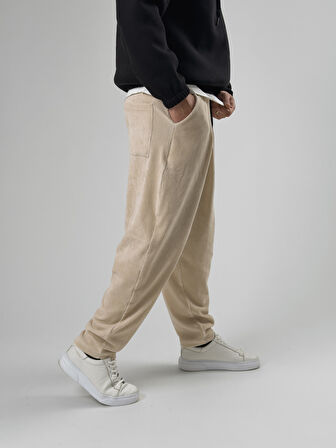 Bej Pileli Erkek Yarım Şalvar COC2558