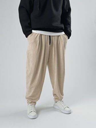 Bej Pileli Erkek Yarım Şalvar COC2558