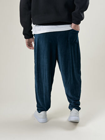 Petrol Pileli Erkek Yarım Şalvar COC2560