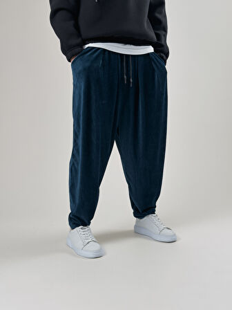 Petrol Pileli Erkek Yarım Şalvar COC2560