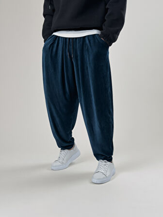 Petrol Pileli Erkek Yarım Şalvar COC2560