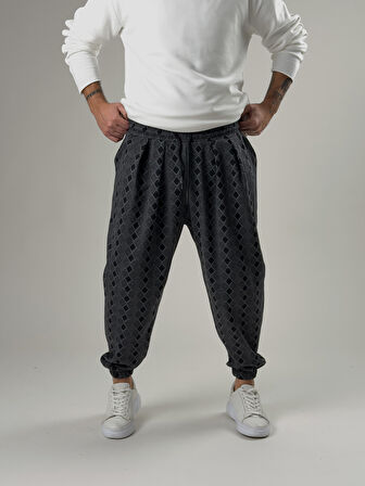 Desenli Erkek Pileli Yarım Şalvar COC2574