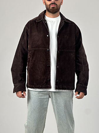 Kahve Erkek Ceket COC1039