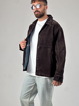 Kahve Erkek Ceket COC1039